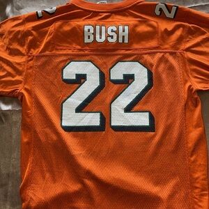 3/$20 Miami Dolphins Reebok Orange Reggie Bush #22 Jersey Youth Size XL